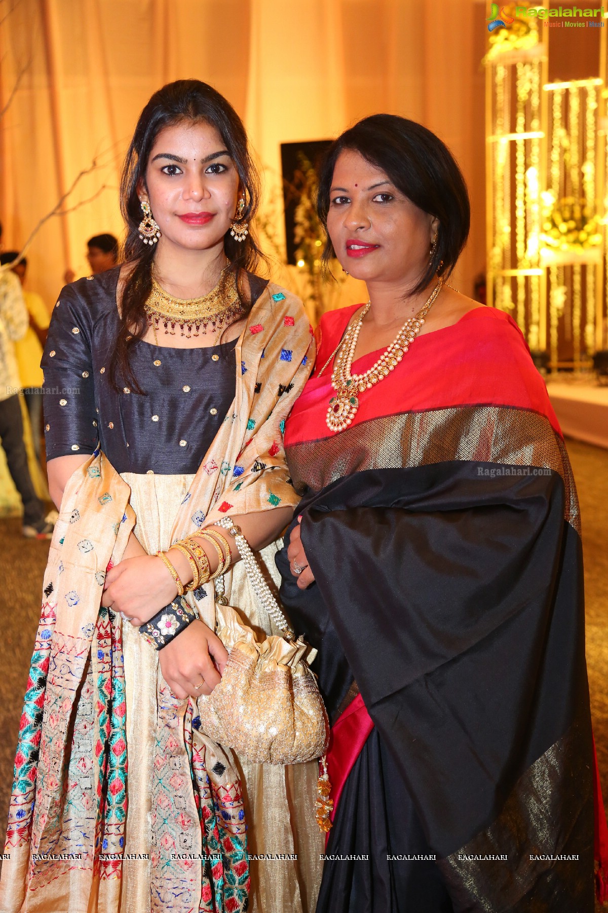 Grand Engagement Ceremony of Sai Priya Sattoor and Abhilash Malagani