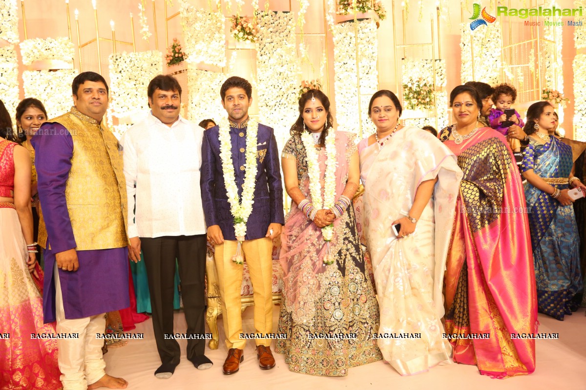 Grand Engagement Ceremony of Sai Priya Sattoor and Abhilash Malagani