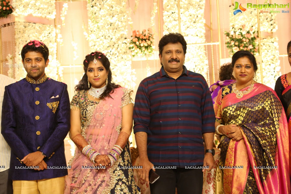 Grand Engagement Ceremony of Sai Priya Sattoor and Abhilash Malagani