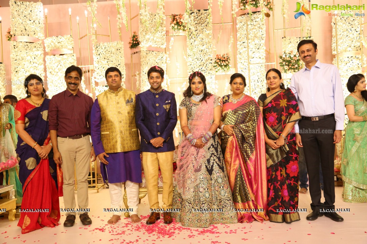 Grand Engagement Ceremony of Sai Priya Sattoor and Abhilash Malagani