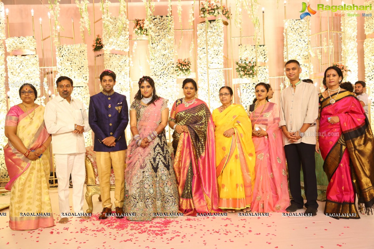 Grand Engagement Ceremony of Sai Priya Sattoor and Abhilash Malagani