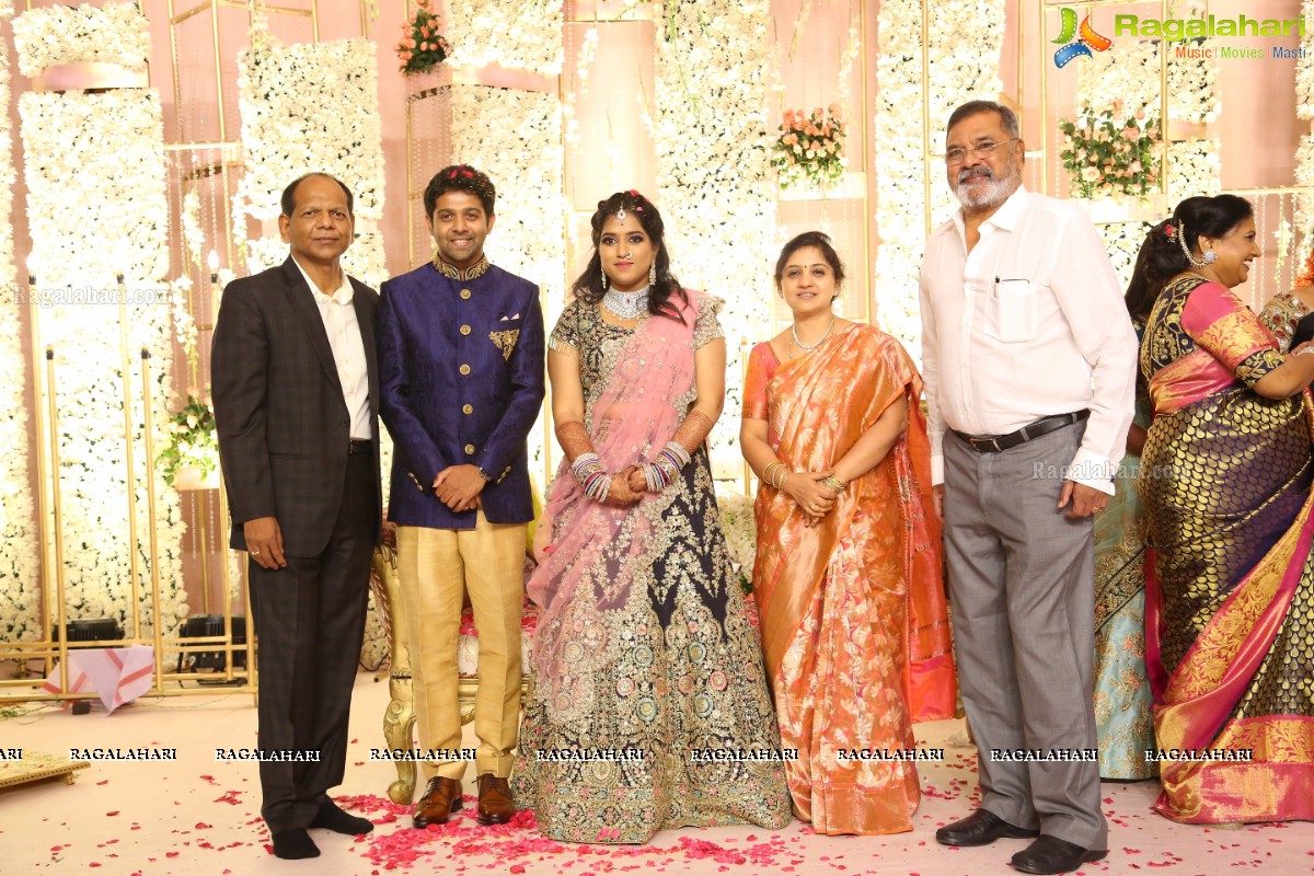 Grand Engagement Ceremony of Sai Priya Sattoor and Abhilash Malagani