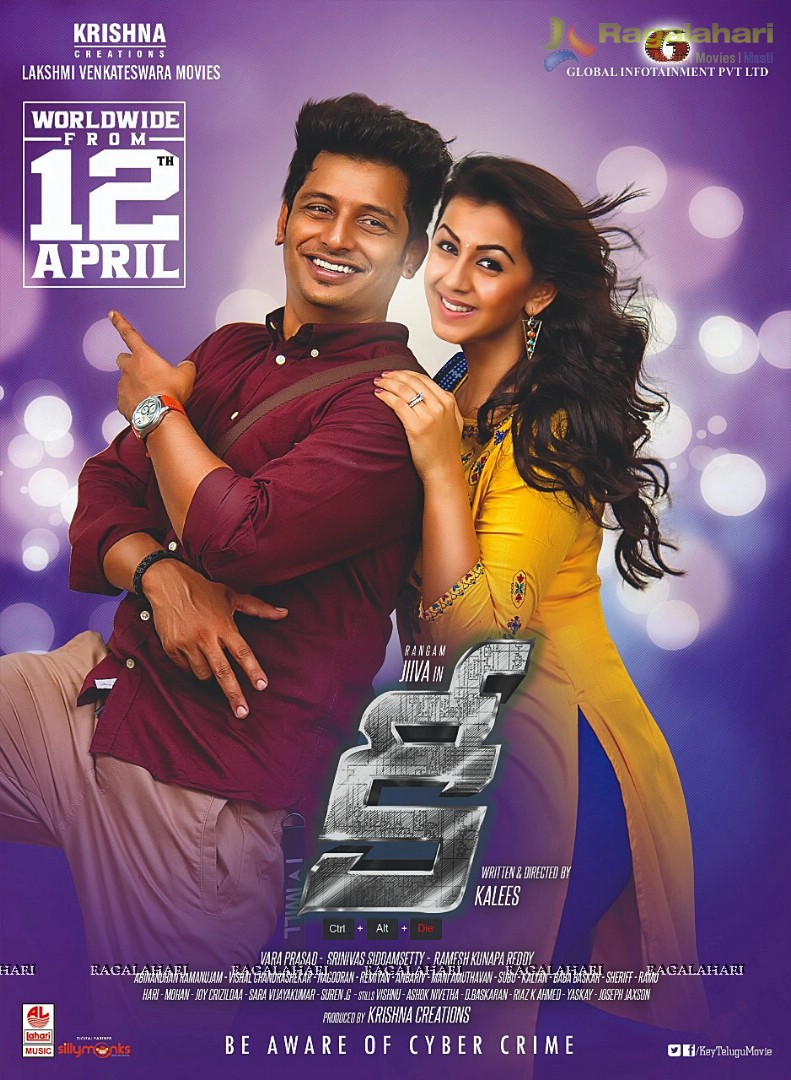 Jiiva Key April 12th Release Date Poster
