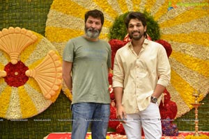 Allu Arjun - Trvikramâ€™s Film Muhurat