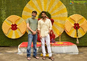 Allu Arjun - Trvikramâ€™s Film Muhurat