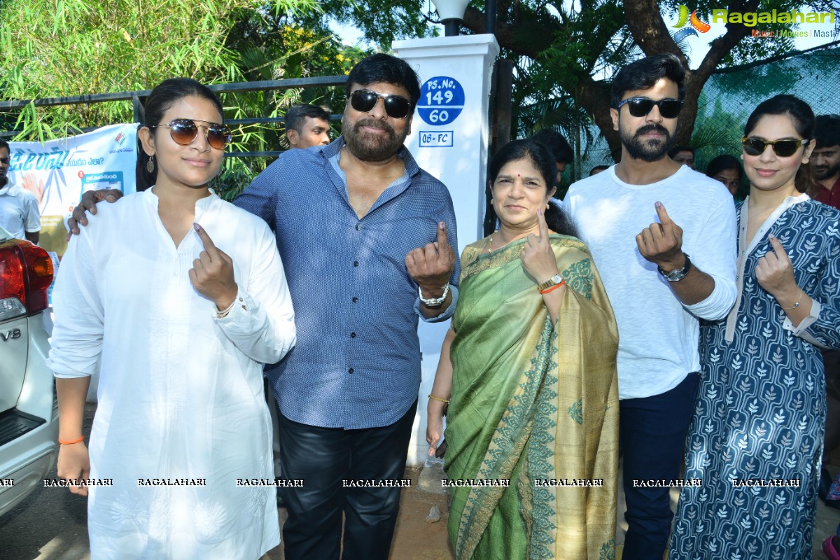 Celebrities Cast their Vote for Lok Sabha Elections 2019 Phase-1 at FNCC