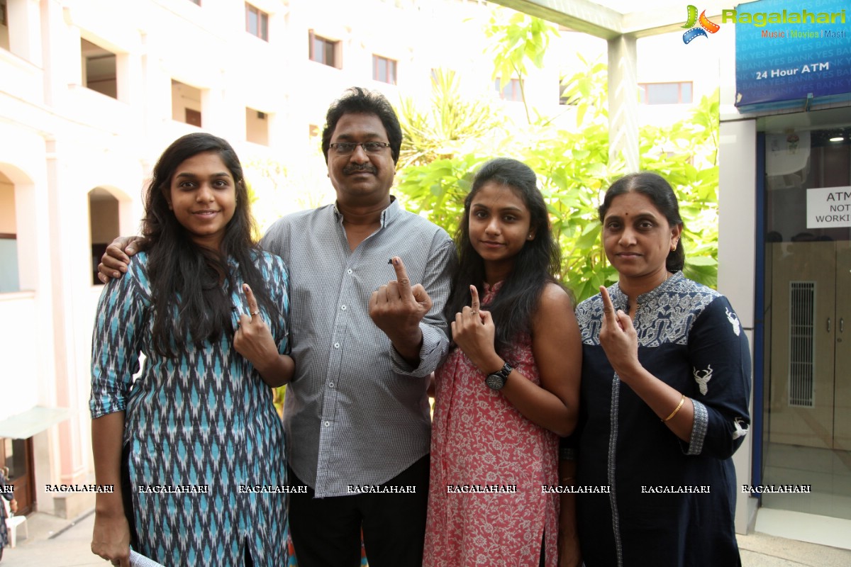 Celebrities Cast their Vote for Lok Sabha Elections 2019 Phase-1 at FNCC