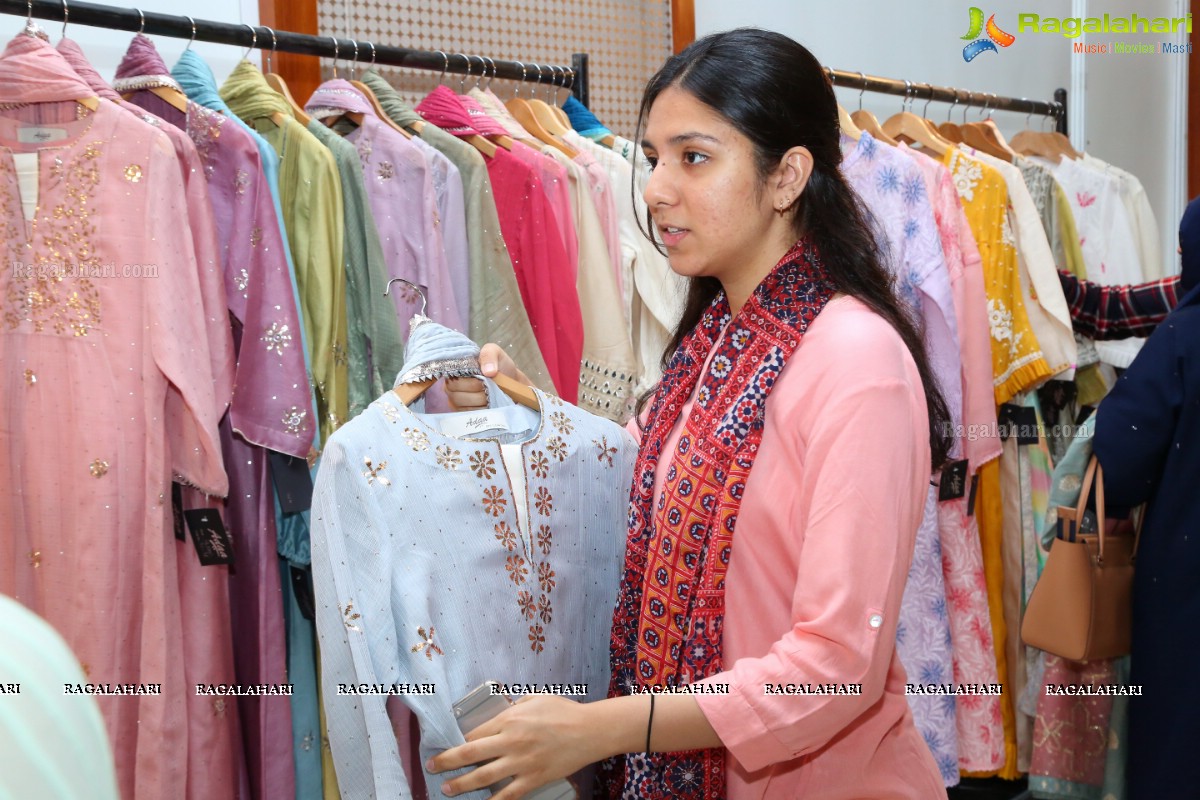 Exhibition of Clothes by Adaa by Fatima and Tyaani Jewellery by Karan Johar at Garden Room, Taj Krishna