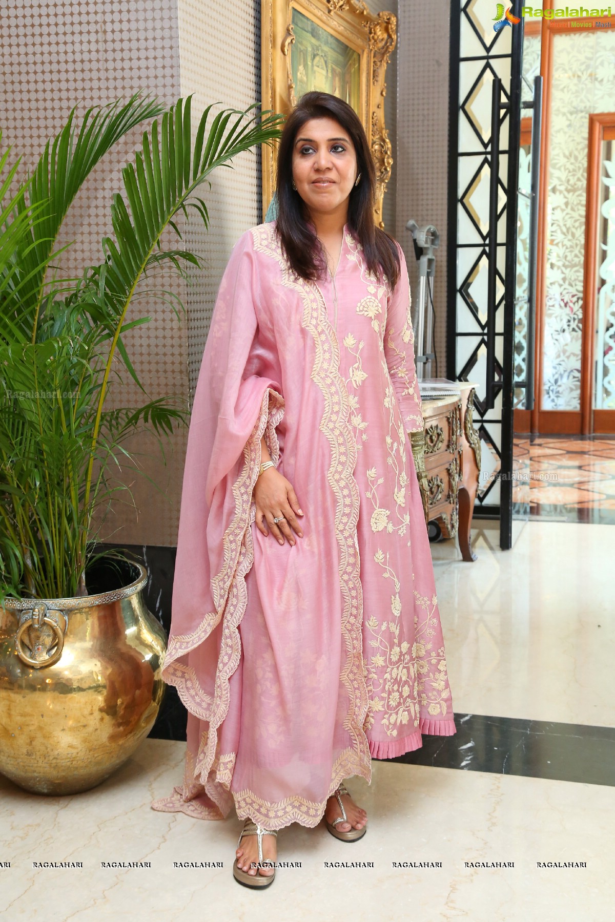 Exhibition of Clothes by Adaa by Fatima and Tyaani Jewellery by Karan Johar at Garden Room, Taj Krishna