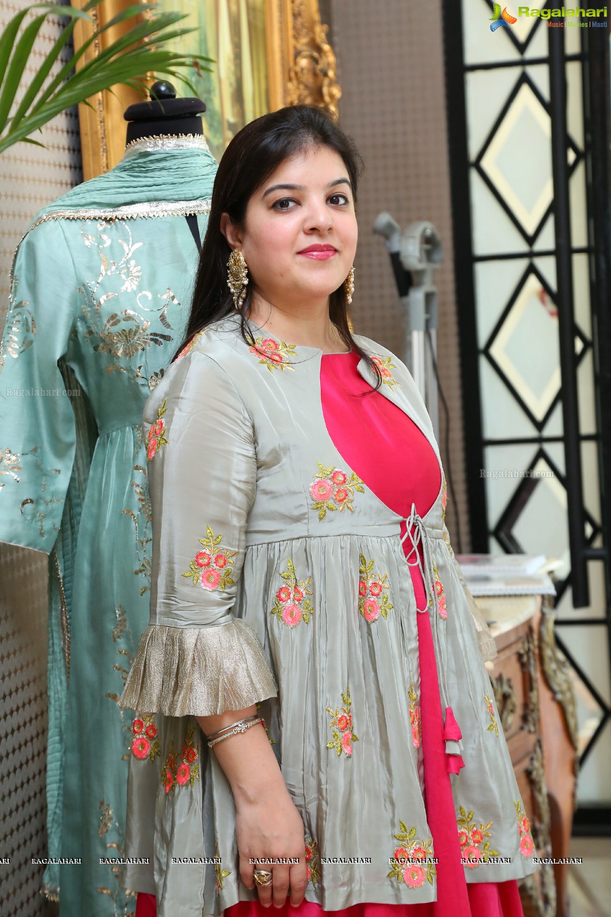 Exhibition of Clothes by Adaa by Fatima and Tyaani Jewellery by Karan Johar at Garden Room, Taj Krishna