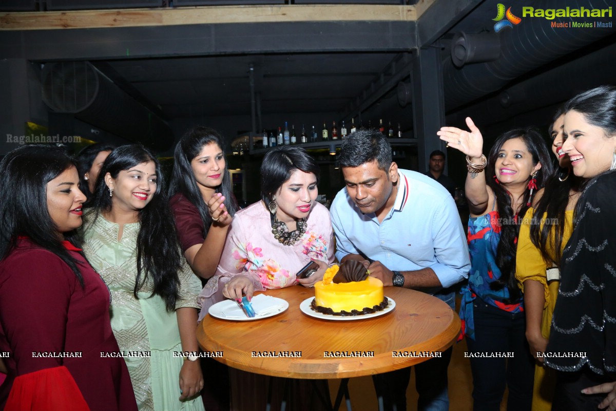 Akhil & Swetha's 12th Wedding Anniversary And Akhil's Bringing-In Birthday at Sound Garden Cafe, Kondapur in Hyderabad