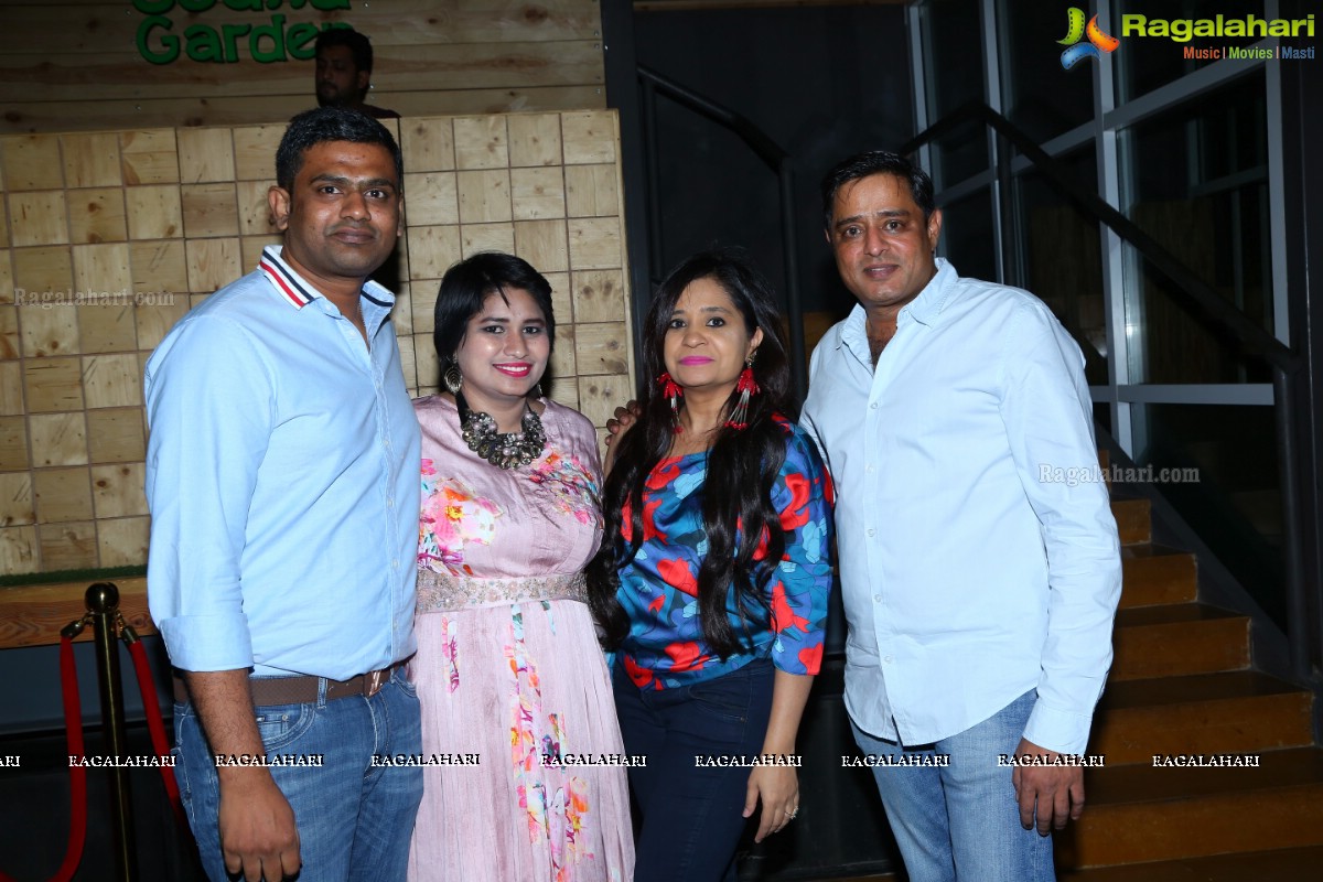 Akhil & Swetha's 12th Wedding Anniversary And Akhil's Bringing-In Birthday at Sound Garden Cafe, Kondapur in Hyderabad