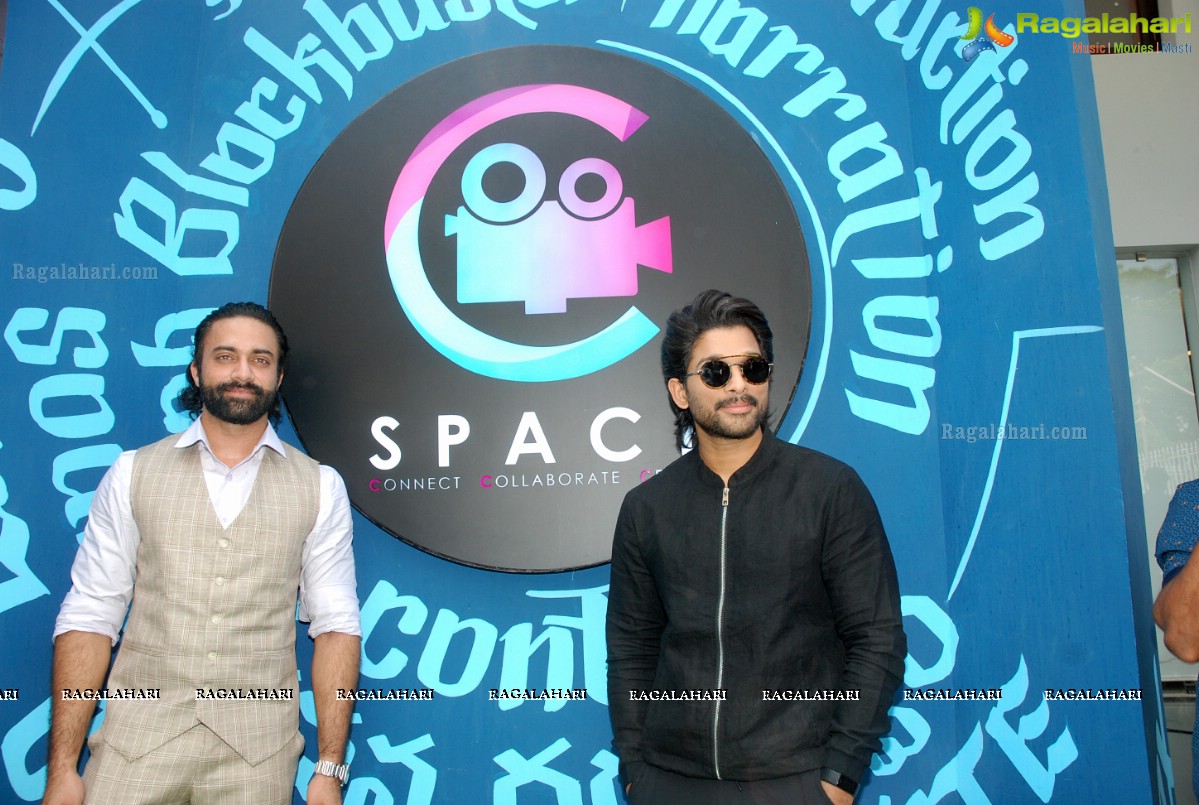 Allu Arjun Unveils Navdeep's C-Space - Nation's First Incubator for Film & Media Professionals