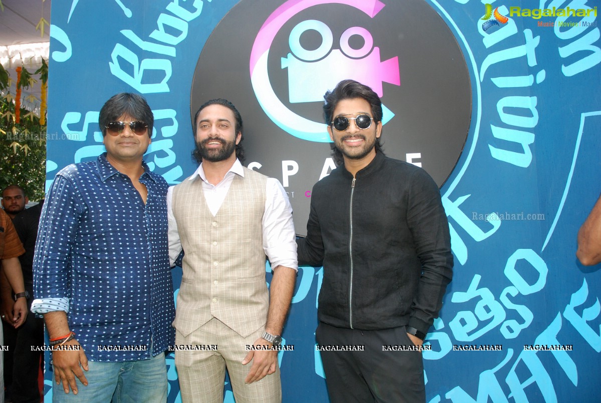 Allu Arjun Unveils Navdeep's C-Space - Nation's First Incubator for Film & Media Professionals