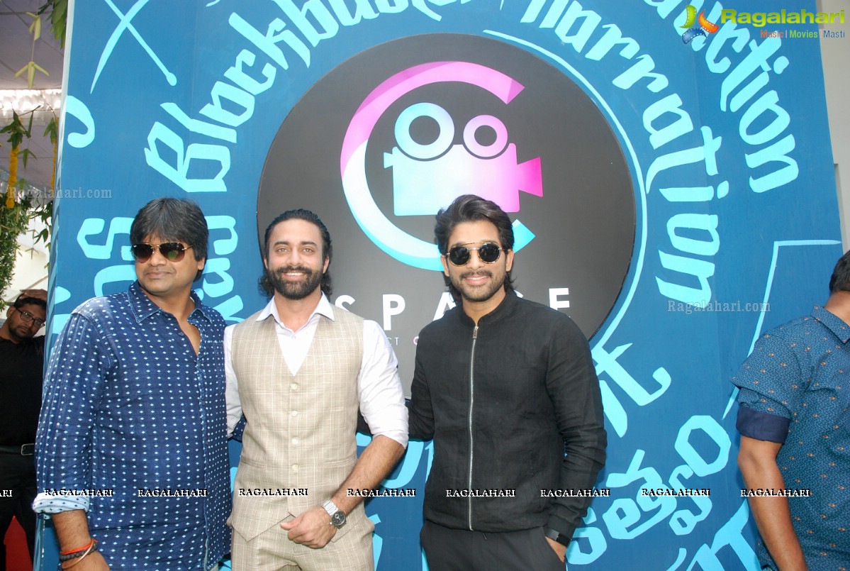 Allu Arjun Unveils Navdeep's C-Space - Nation's First Incubator for Film & Media Professionals