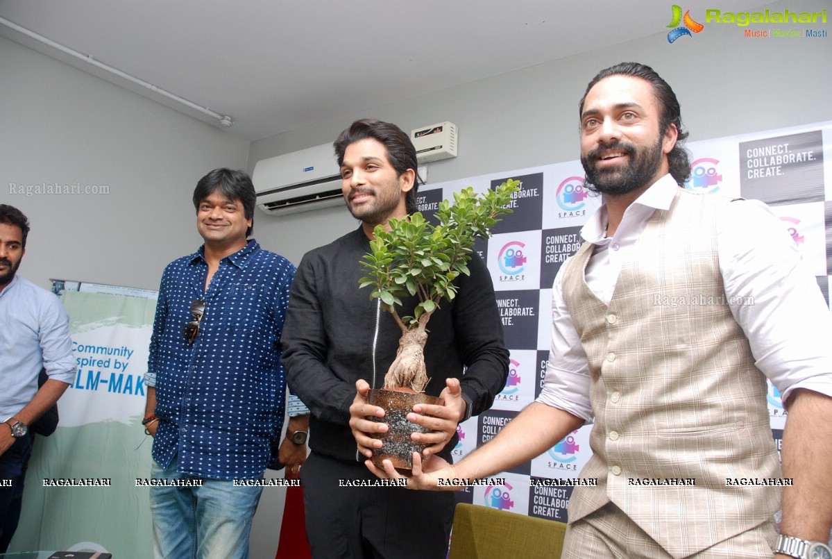 Allu Arjun Unveils Navdeep's C-Space - Nation's First Incubator for Film & Media Professionals