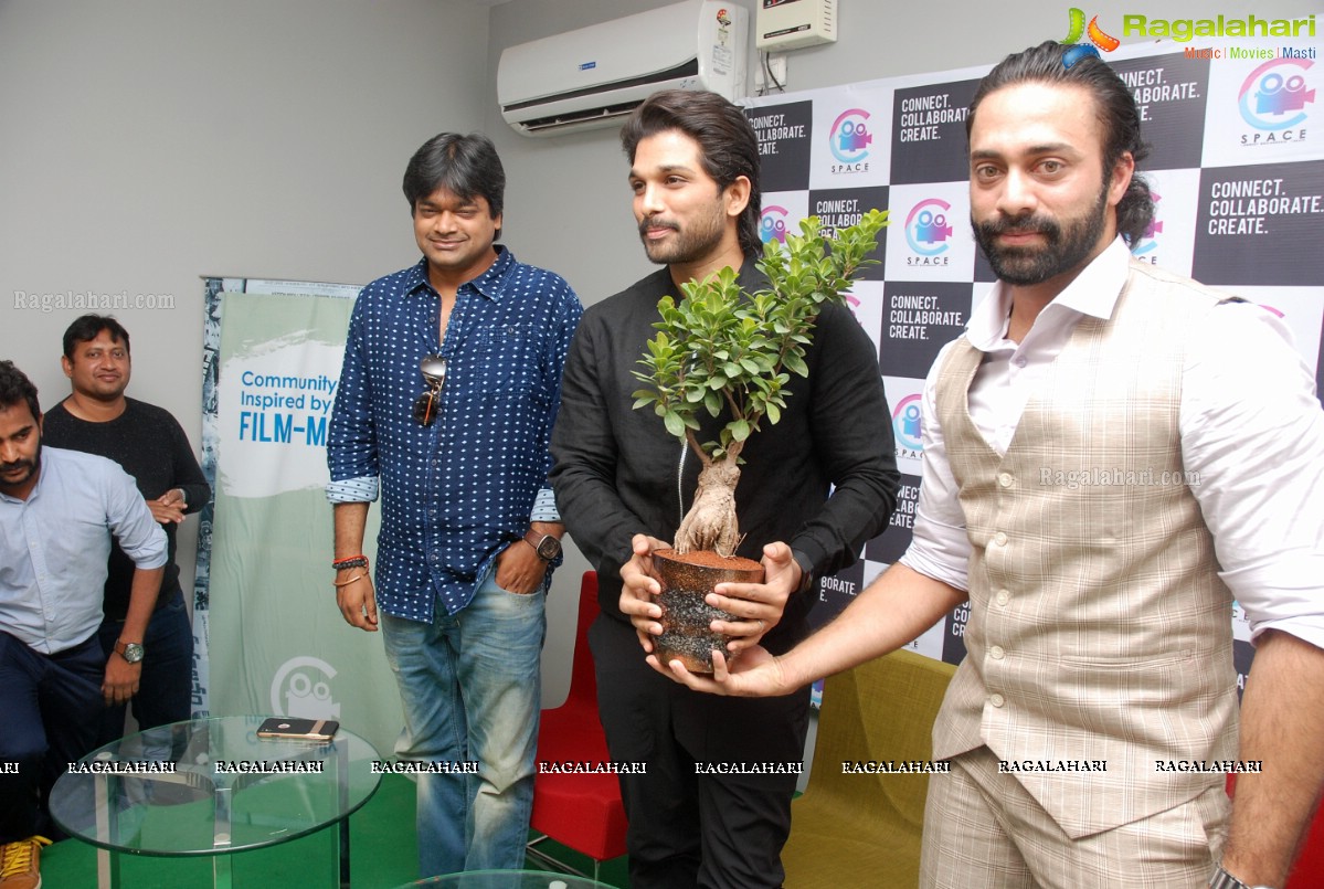 Allu Arjun Unveils Navdeep's C-Space - Nation's First Incubator for Film & Media Professionals