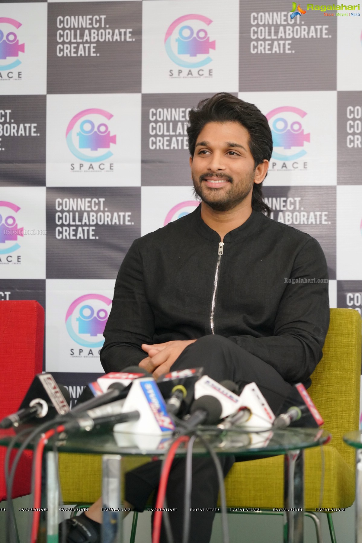 Allu Arjun Unveils Navdeep's C-Space - Nation's First Incubator for Film & Media Professionals