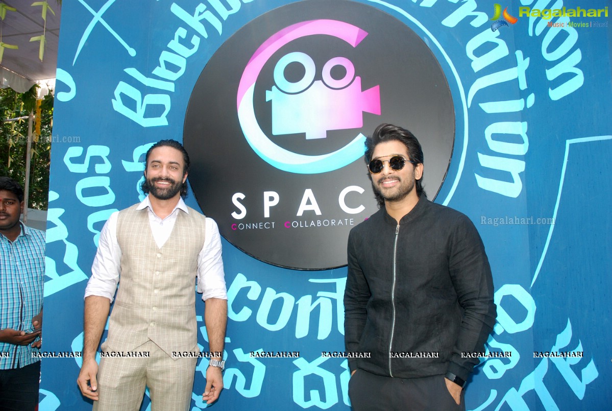 Allu Arjun Unveils Navdeep's C-Space - Nation's First Incubator for Film & Media Professionals