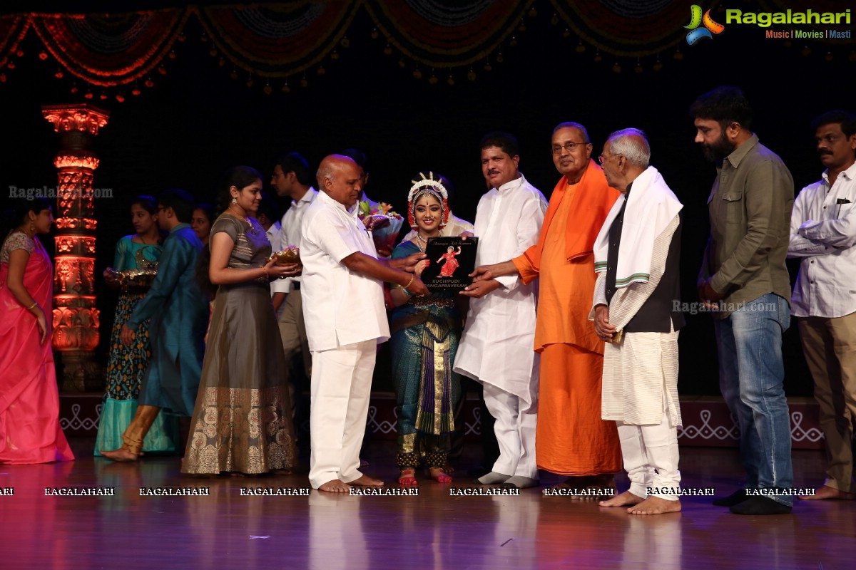 Kuchipudi Rangapravesam of Ananya Ajit Kumar at Shilpakala Vedika