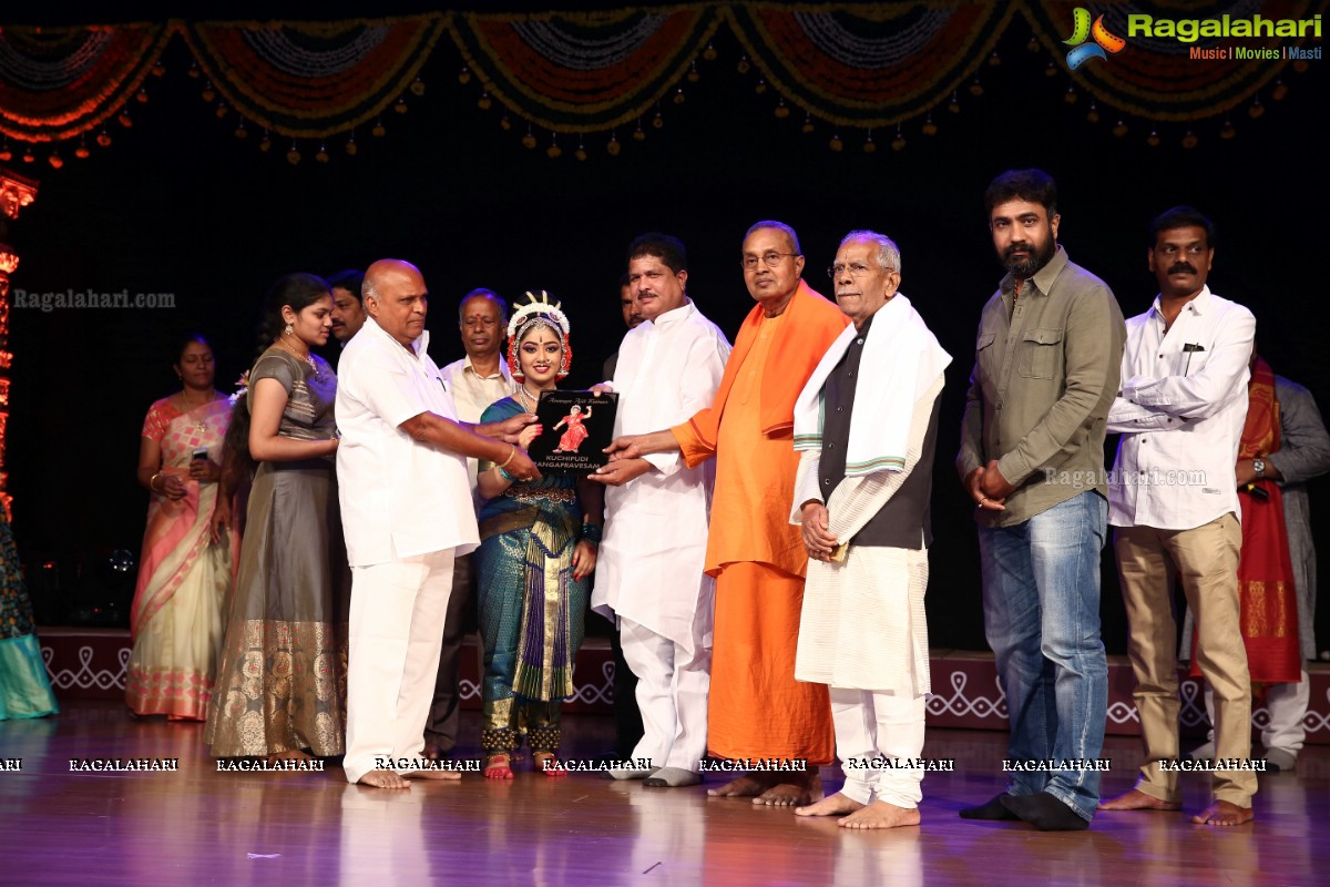 Kuchipudi Rangapravesam of Ananya Ajit Kumar at Shilpakala Vedika