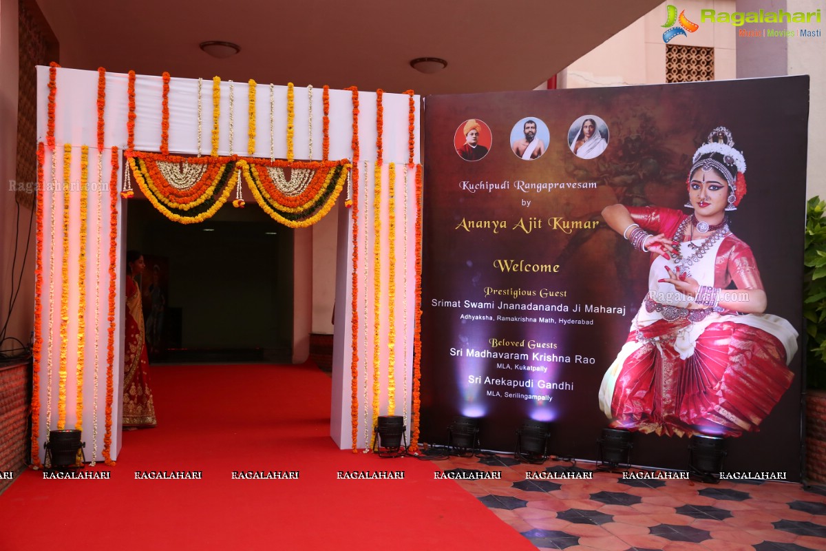 Kuchipudi Rangapravesam of Ananya Ajit Kumar at Shilpakala Vedika