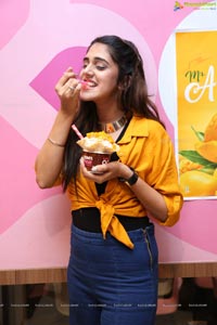 Mr.Alphonso Ice Cream Launch at Cream Stone