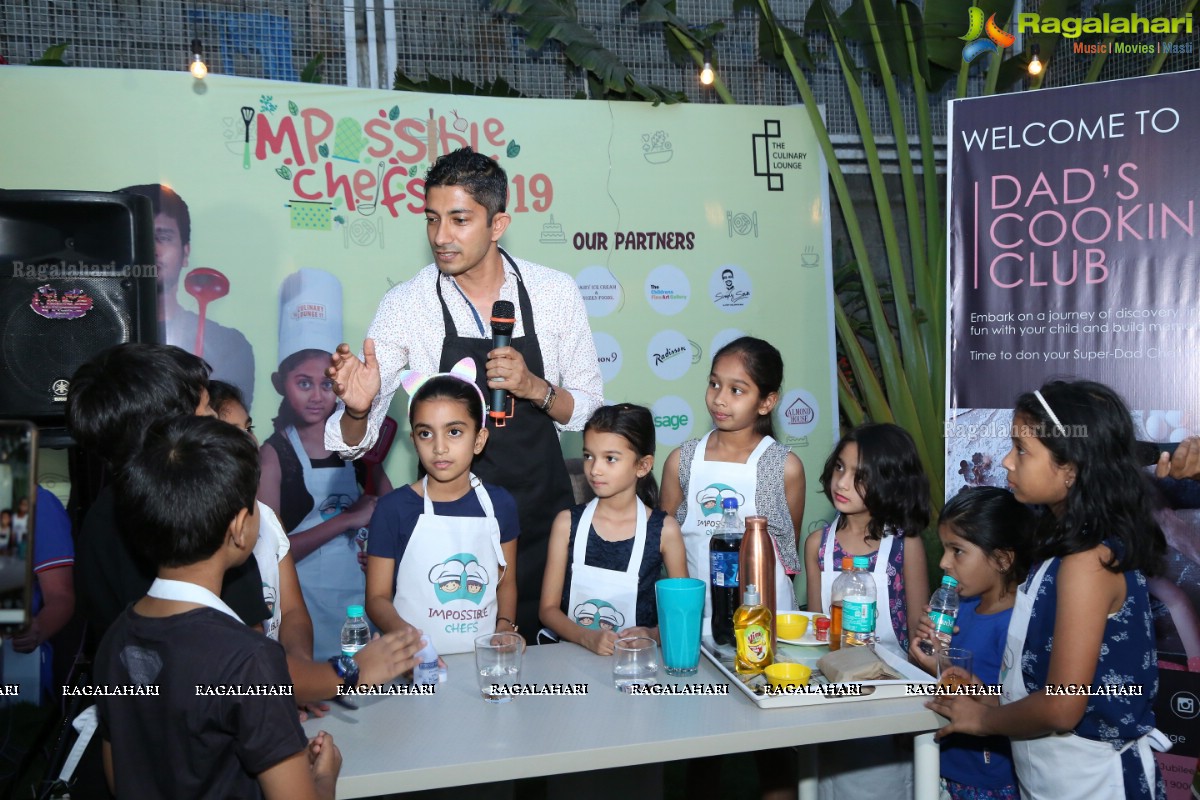 Dad’s Cooking Club: City’s Celebrated Dads Pair up With Their Kids to Cook at 'The Culinary Lounge'