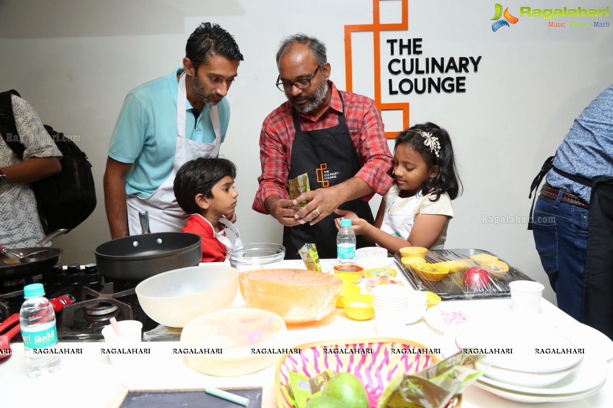 Dad’s Cooking Club: City’s Celebrated Dads Pair up With Their Kids to Cook at 'The Culinary Lounge'