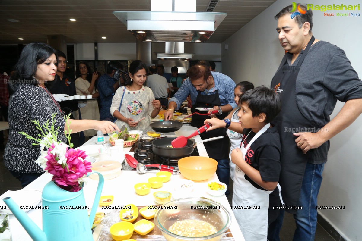 Dad’s Cooking Club: City’s Celebrated Dads Pair up With Their Kids to Cook at 'The Culinary Lounge'