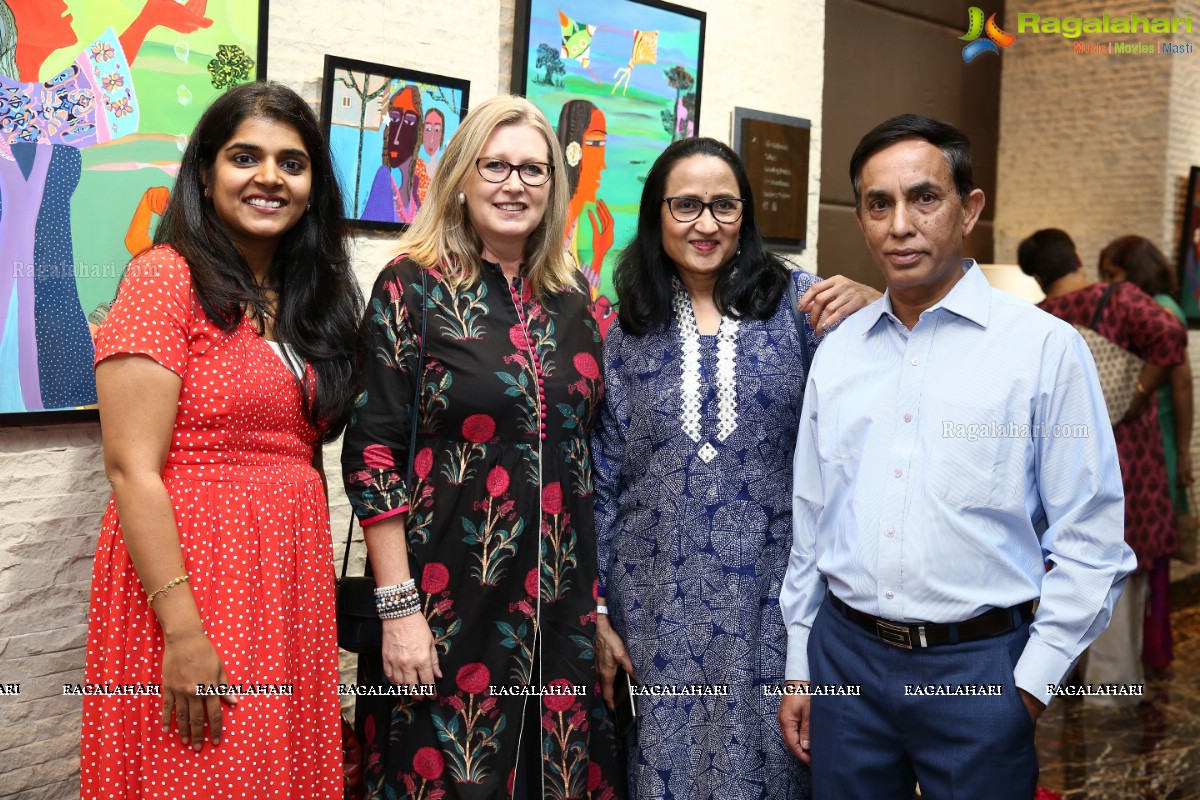 Collective Conscience - An Exhibition of Paintings & Sculptures by Deepa Nath at Art Walkway, Park Hyatt