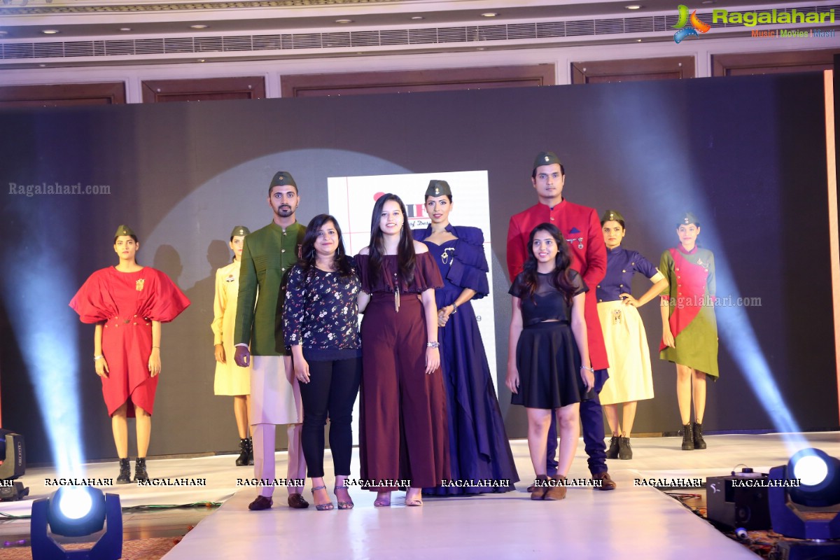 INIFD’s Annual Graduation Fashion Show ‘Fashion Forward-2019’ with Bygone Reborn Theme at Hotel Grand Kakatiya