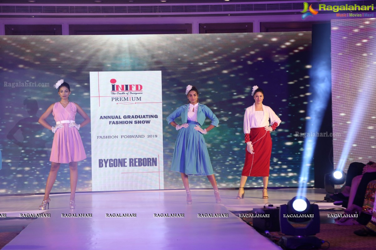 INIFD’s Annual Graduation Fashion Show ‘Fashion Forward-2019’ with Bygone Reborn Theme at Hotel Grand Kakatiya