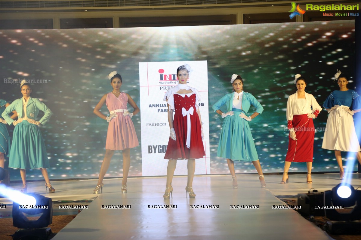 INIFD’s Annual Graduation Fashion Show ‘Fashion Forward-2019’ with Bygone Reborn Theme at Hotel Grand Kakatiya