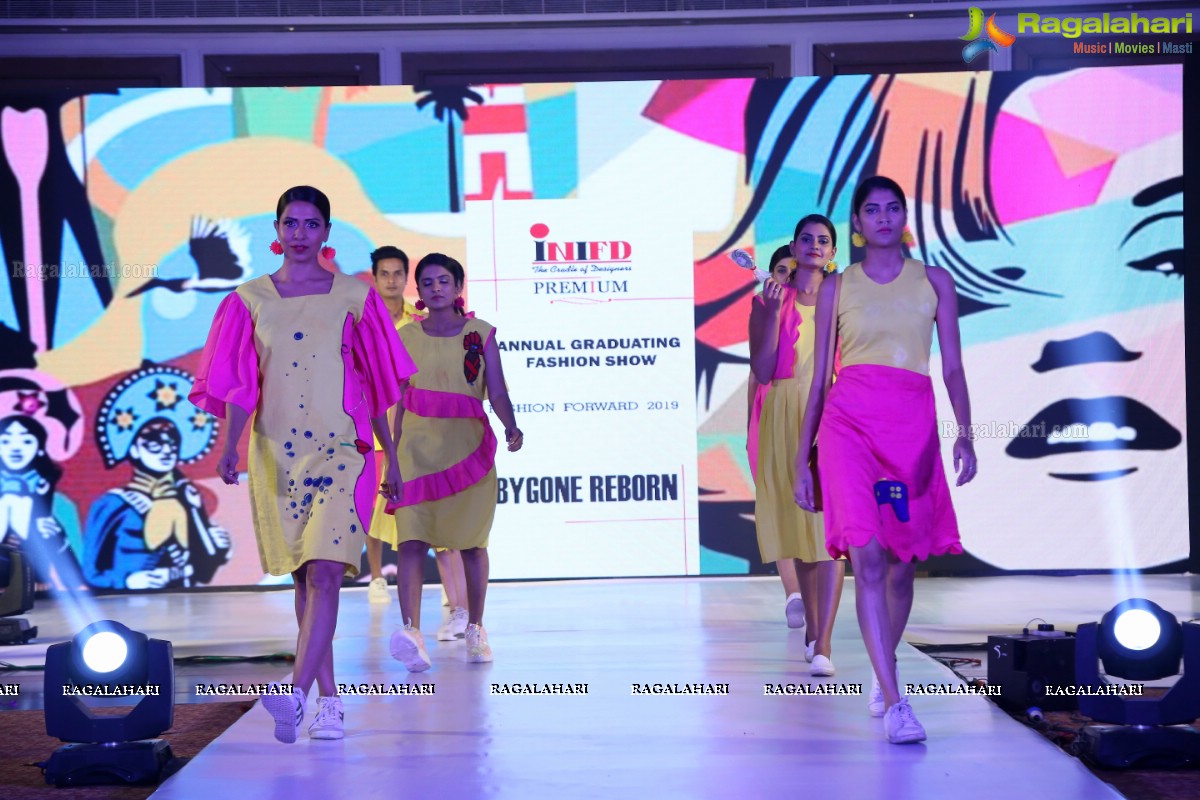 INIFD’s Annual Graduation Fashion Show ‘Fashion Forward-2019’ with Bygone Reborn Theme at Hotel Grand Kakatiya