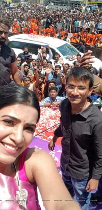 Samantha Launches Kisan Fashion Mall in Kamareddy