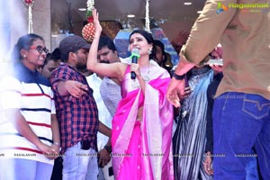 Samantha Launches Kisan Fashion Mall in Kamareddy