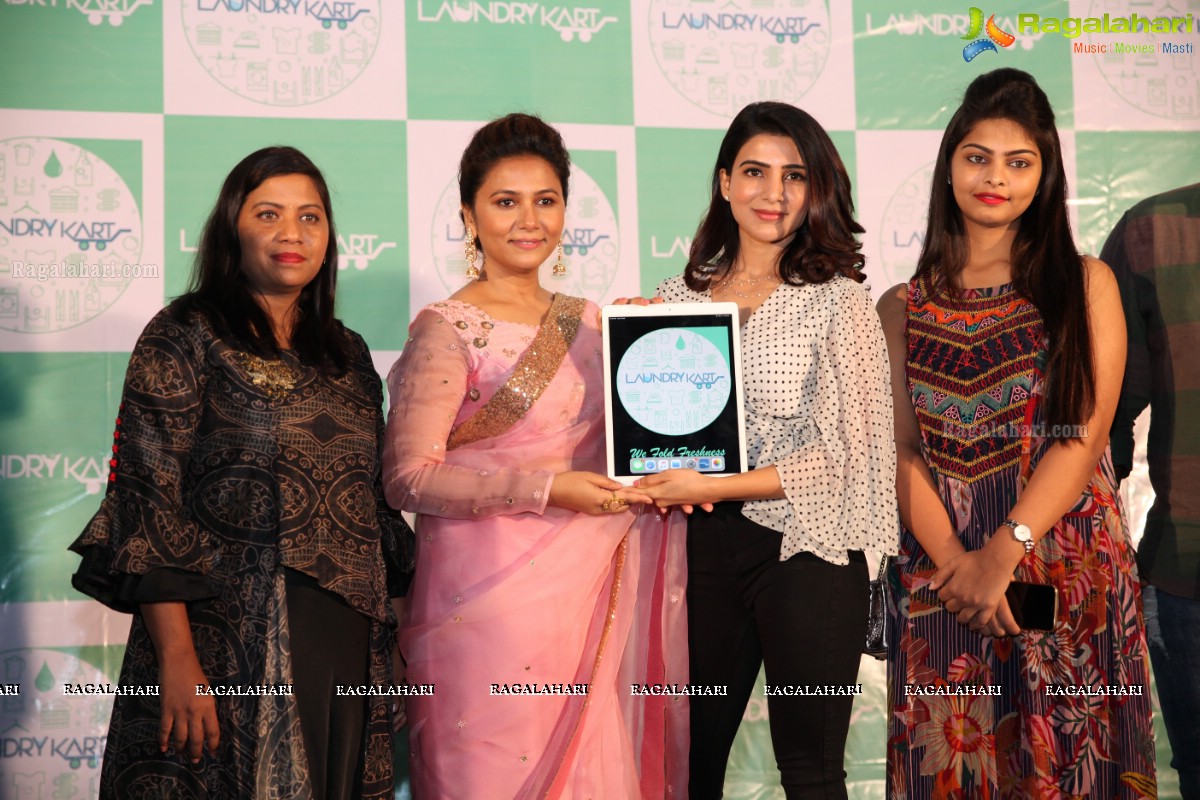 Laundry Kart App Launch By Samantha Akkineni at Prasad Labs, Banjara Hills