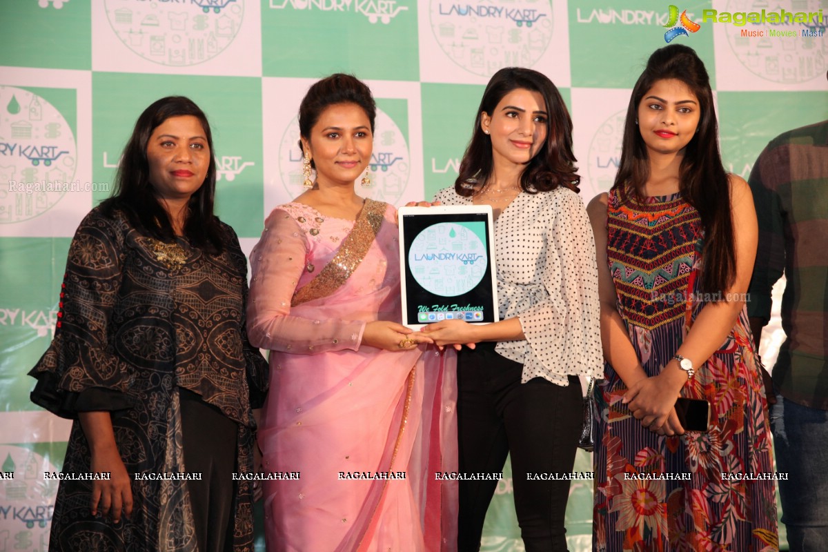 Laundry Kart App Launch By Samantha Akkineni at Prasad Labs, Banjara Hills