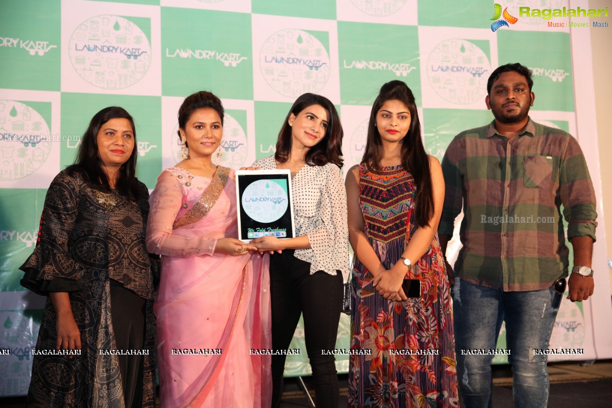 Laundry Kart App Launch By Samantha Akkineni at Prasad Labs, Banjara Hills