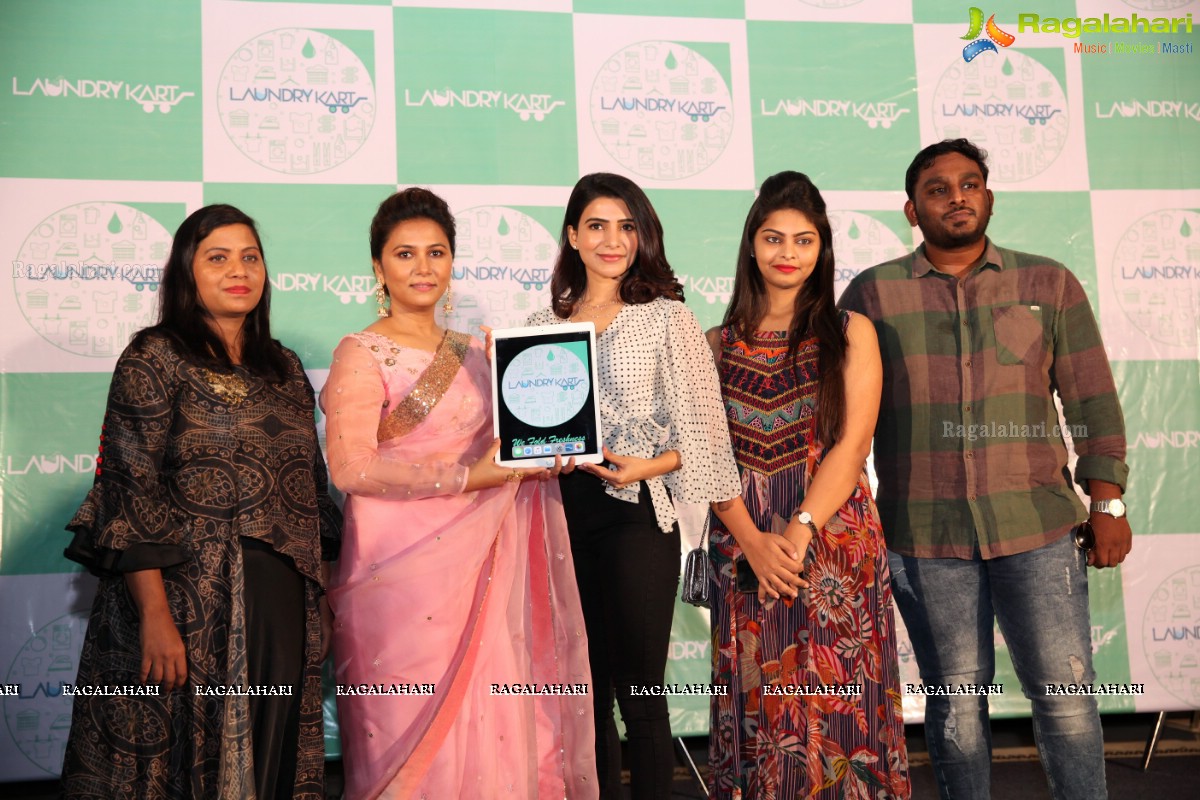 Laundry Kart App Launch By Samantha Akkineni at Prasad Labs, Banjara Hills