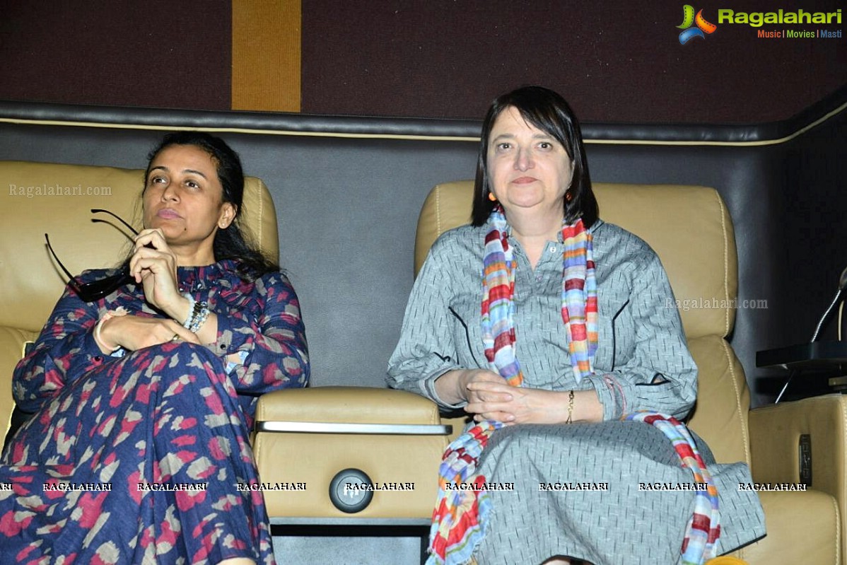 Katherine B Hadda, Namrata Watch Short Films on Anti-Trafficking at AMB Cinemas