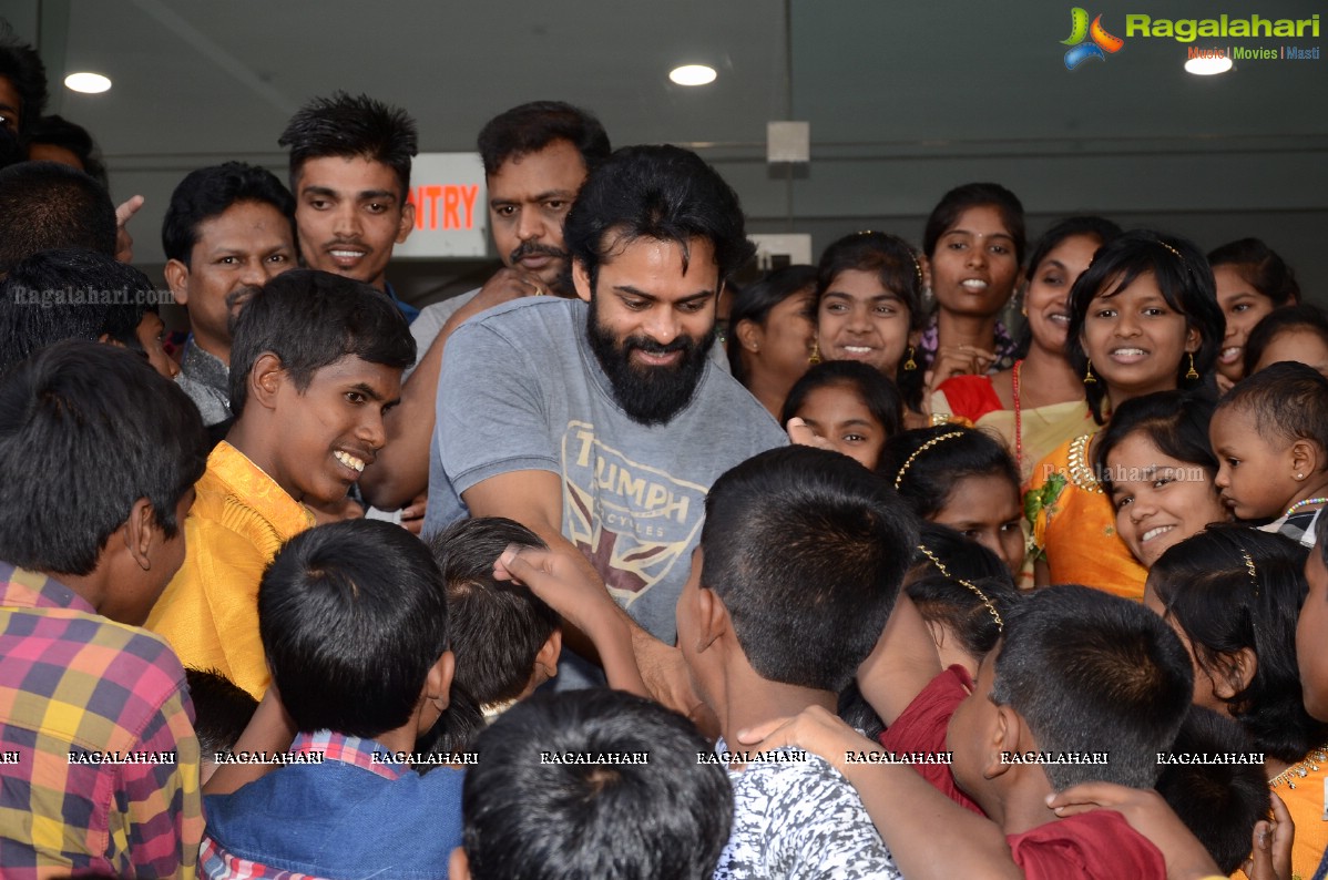 Sai Dharam Tej Arranges Avengers Special Screening for Orphan Kids