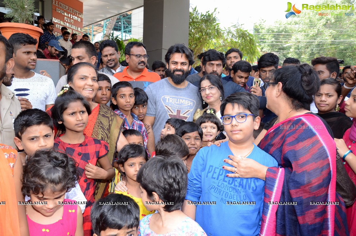 Sai Dharam Tej Arranges Avengers Special Screening for Orphan Kids