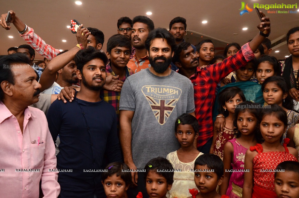 Sai Dharam Tej Arranges Avengers Special Screening for Orphan Kids