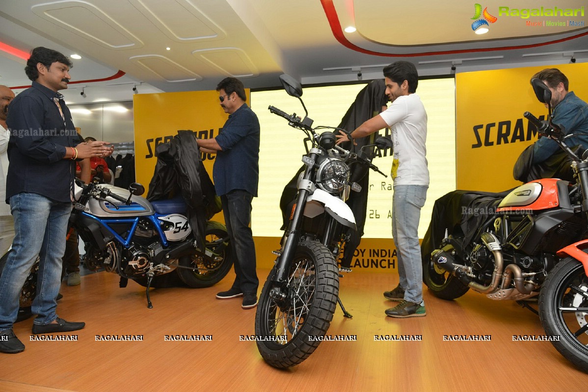 Ducati Scrambler Range Models 2019 Cover Off By Venkatesh & Naga Chaitanya In Hyderabad