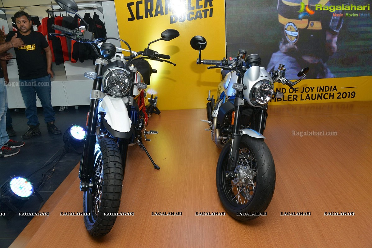 Ducati Scrambler Range Models 2019 Cover Off By Venkatesh & Naga Chaitanya In Hyderabad