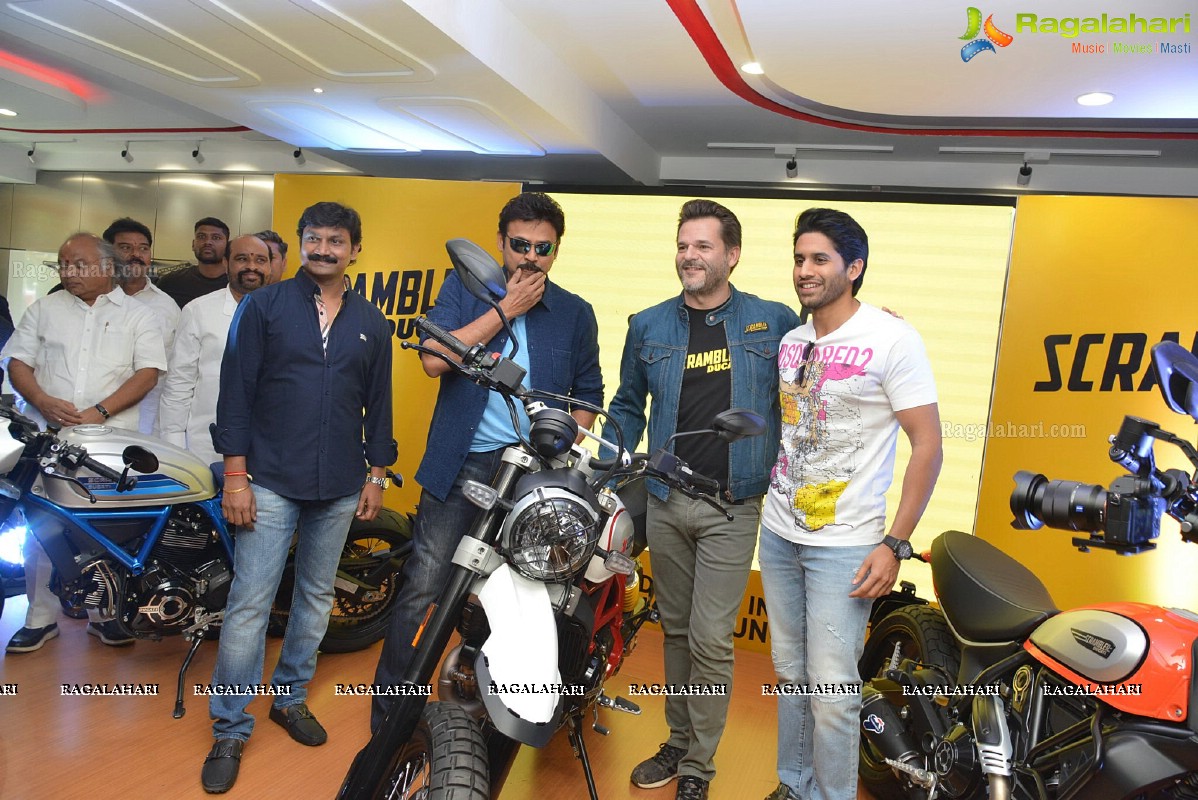 Ducati Scrambler Range Models 2019 Cover Off By Venkatesh & Naga Chaitanya In Hyderabad