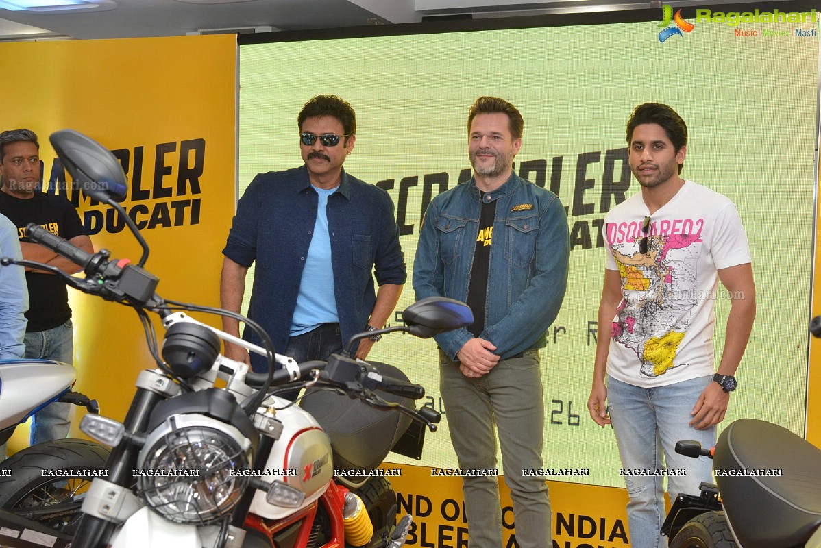 Ducati Scrambler Range Models 2019 Cover Off By Venkatesh & Naga Chaitanya In Hyderabad