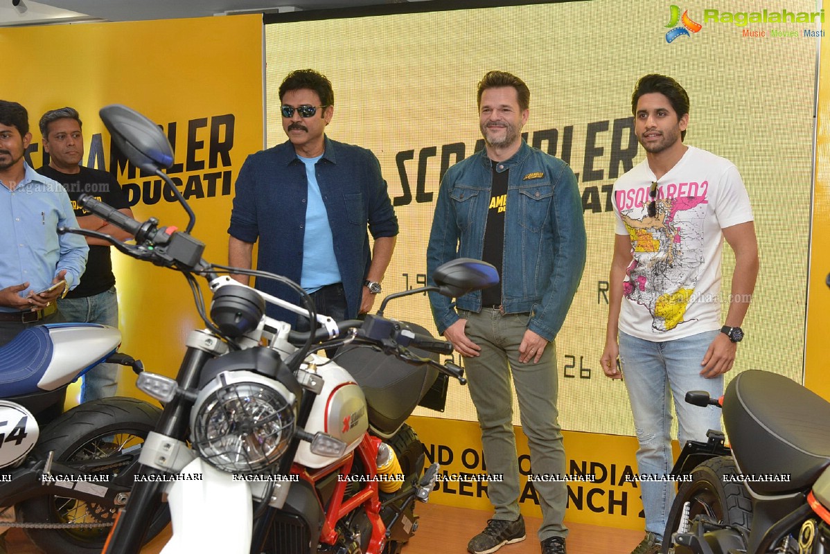 Ducati Scrambler Range Models 2019 Cover Off By Venkatesh & Naga Chaitanya In Hyderabad